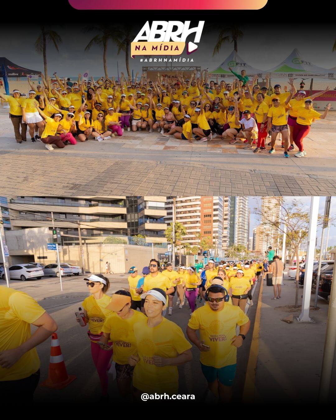 Treinão da ABRH Ceará marca o Setembro Amarelo