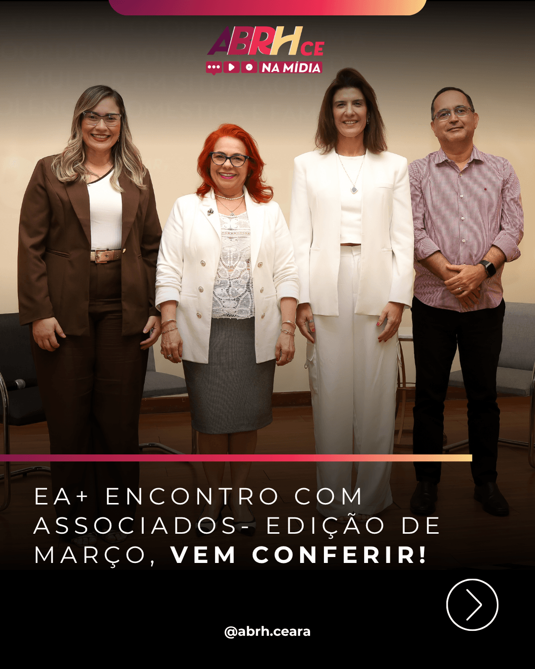 Evento ABRH-CE EA+ Encontro com o associado – edição do mês de março