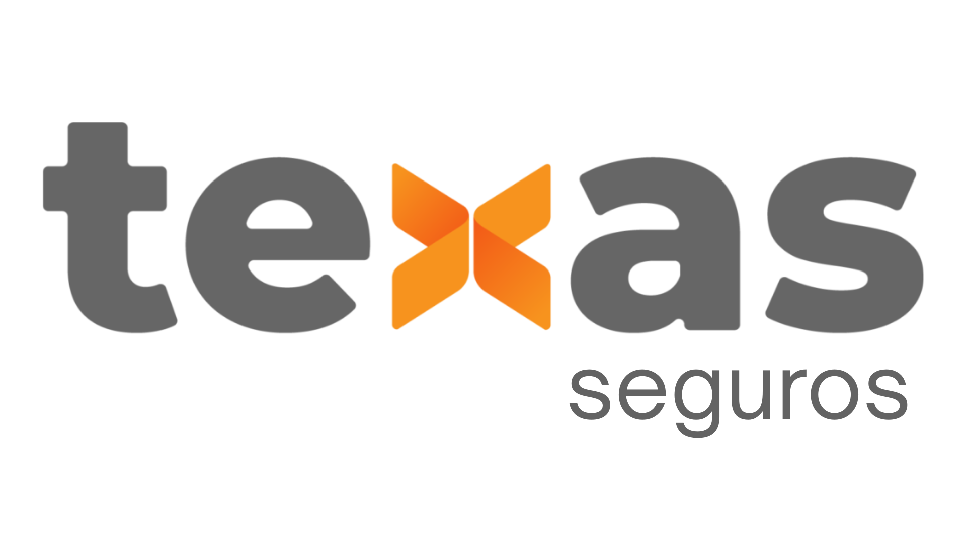 Logo cinza com x laranja